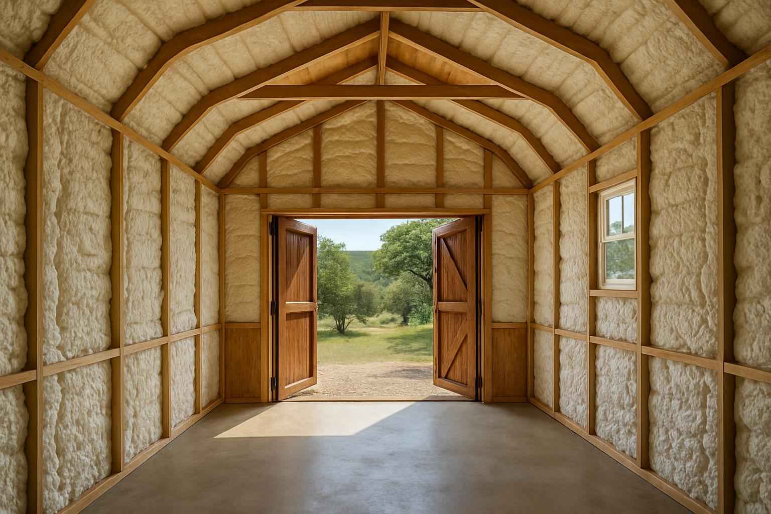 Shed Insulation Retrofit in Hunt TX