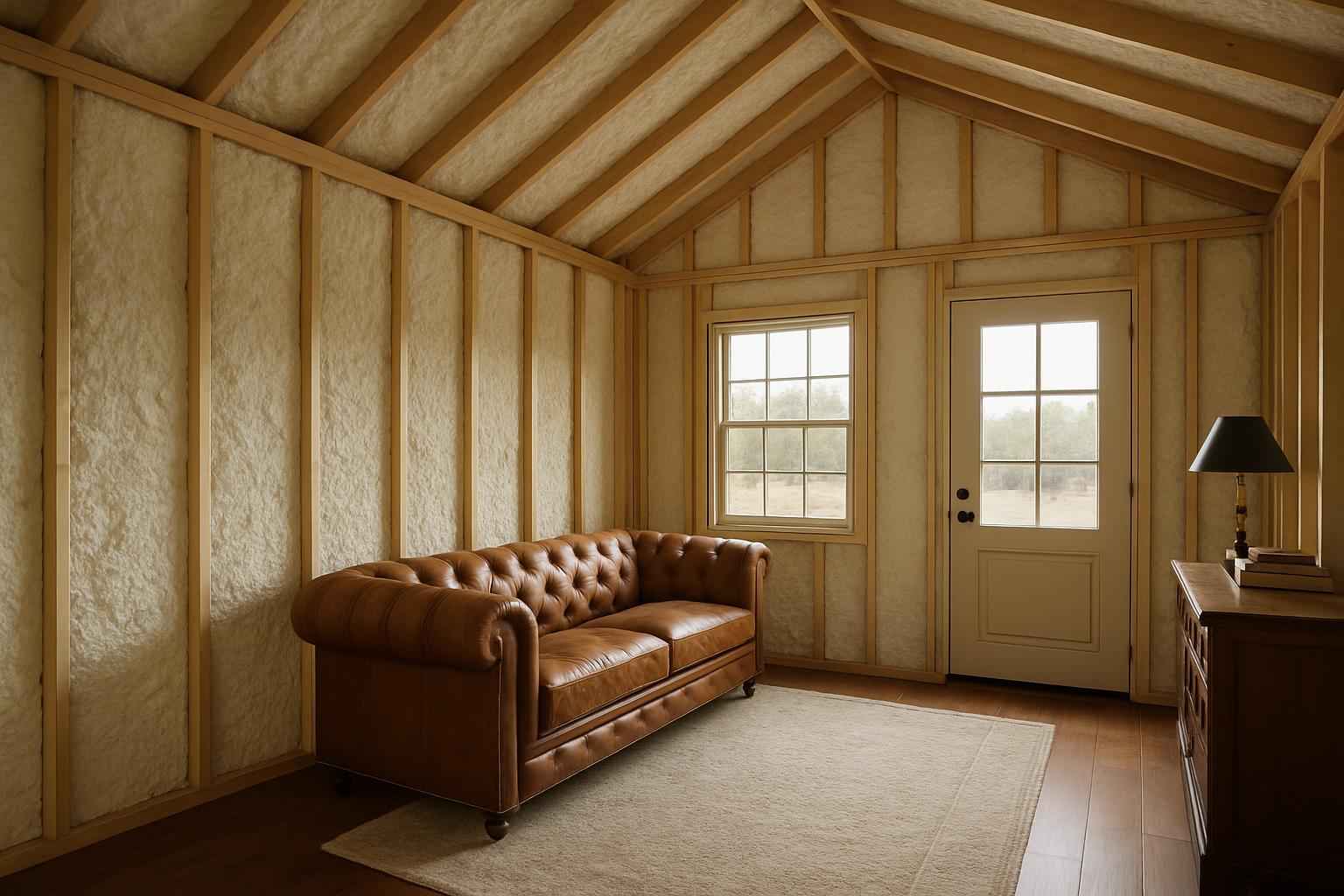 Shed Insulation Retrofit in Llano TX