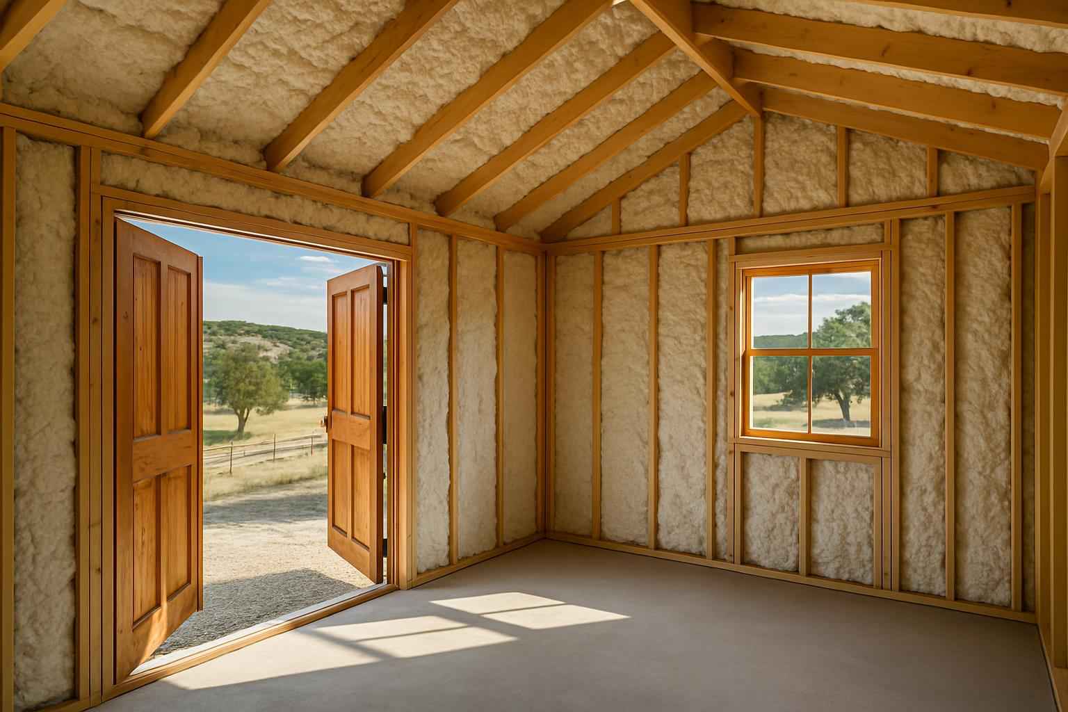 Shed Insulation Retrofit in Mountain Home TX