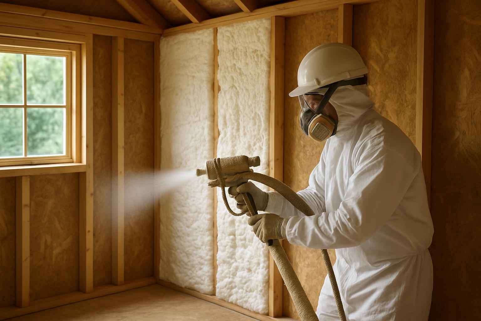 Shed Wall Foam Service in Granite Shoals TX