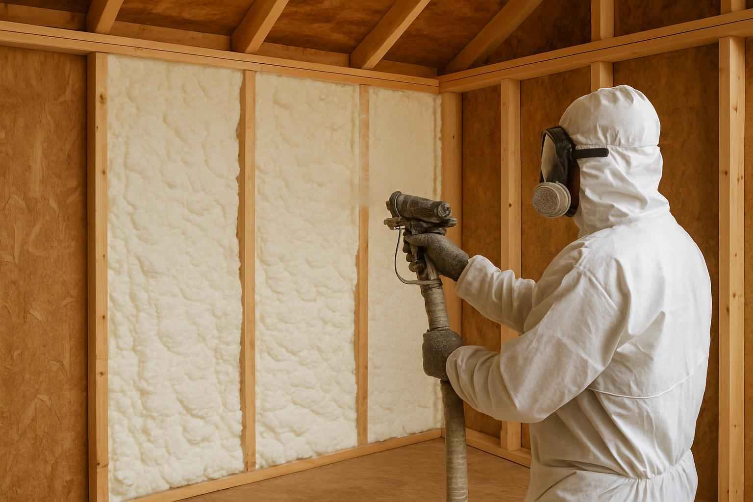 Shed Wall Foam Service in Kingsland TX
