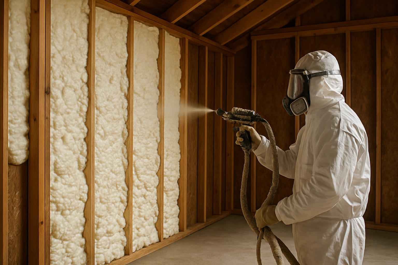 Shed Wall Foam Service in Llano TX