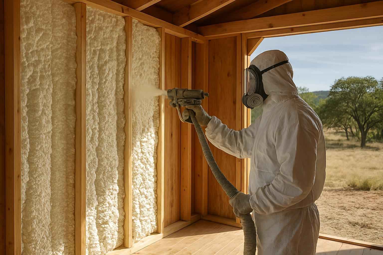 Shed Wall Foam Service in Mountain Home TX