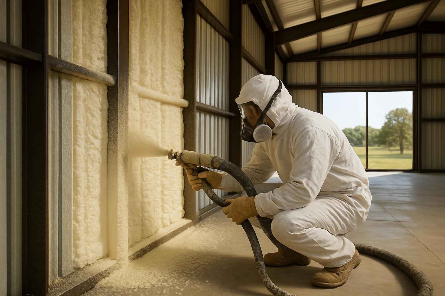 Shop Building Foam Installer in Cypress Mill TX