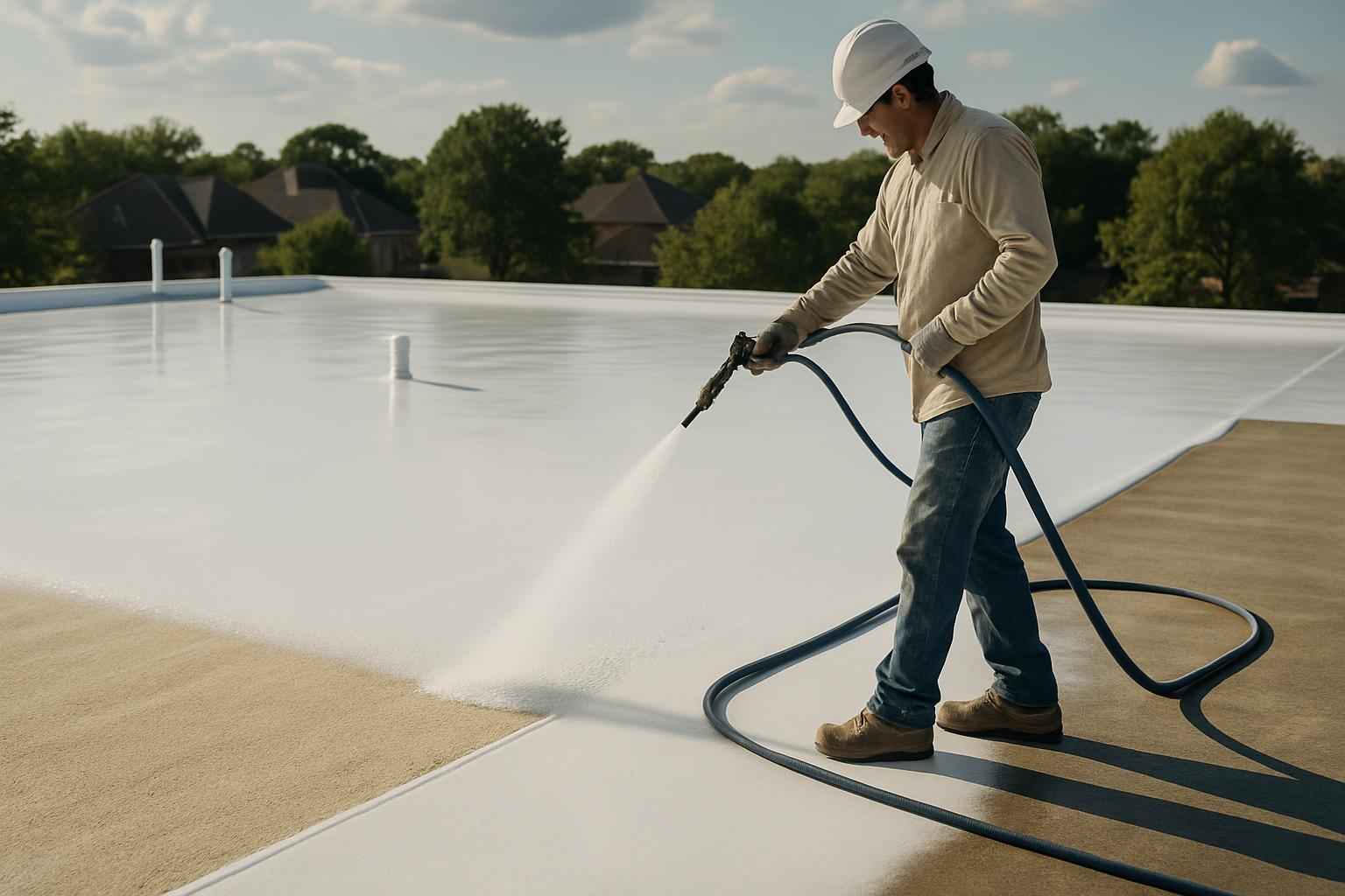 Silicone Coating Over Foam in Cypress Mill TX