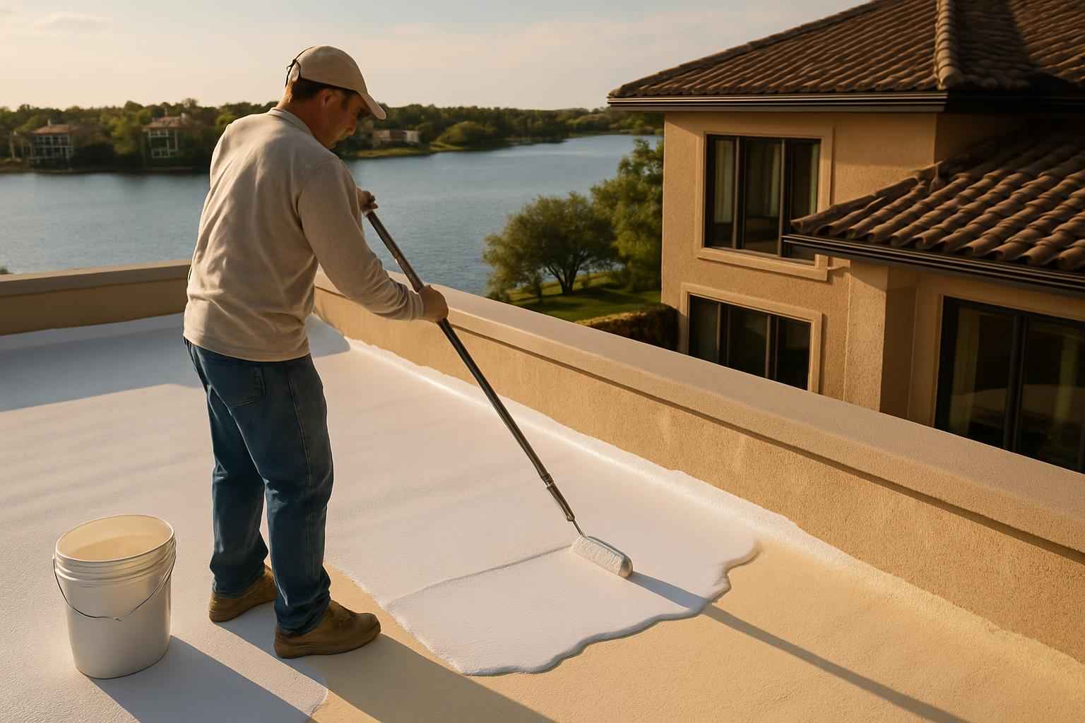 Silicone Coating Over Foam in Horseshoe Bay TX