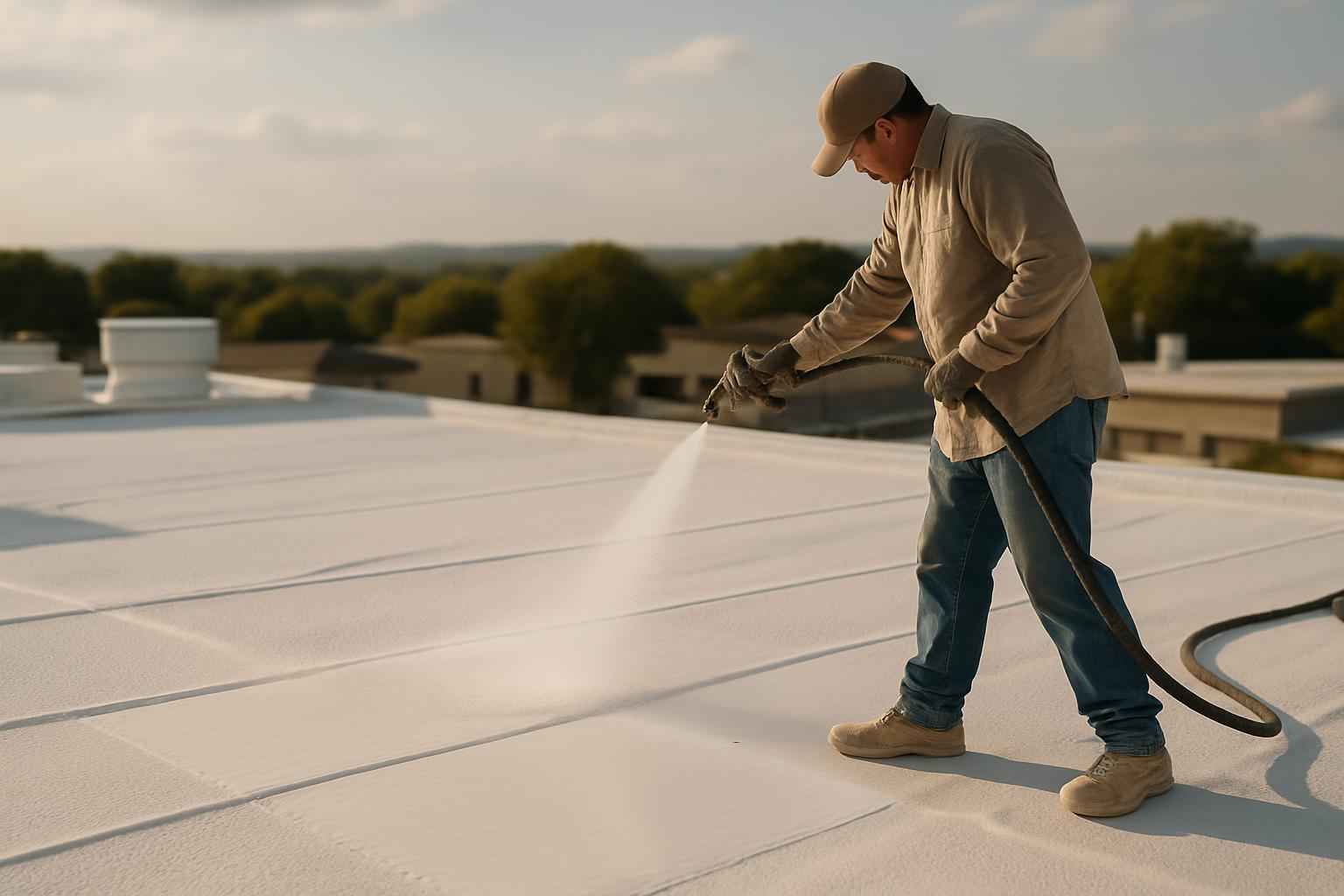 Silicone Coating Over Foam in Kendalia TX