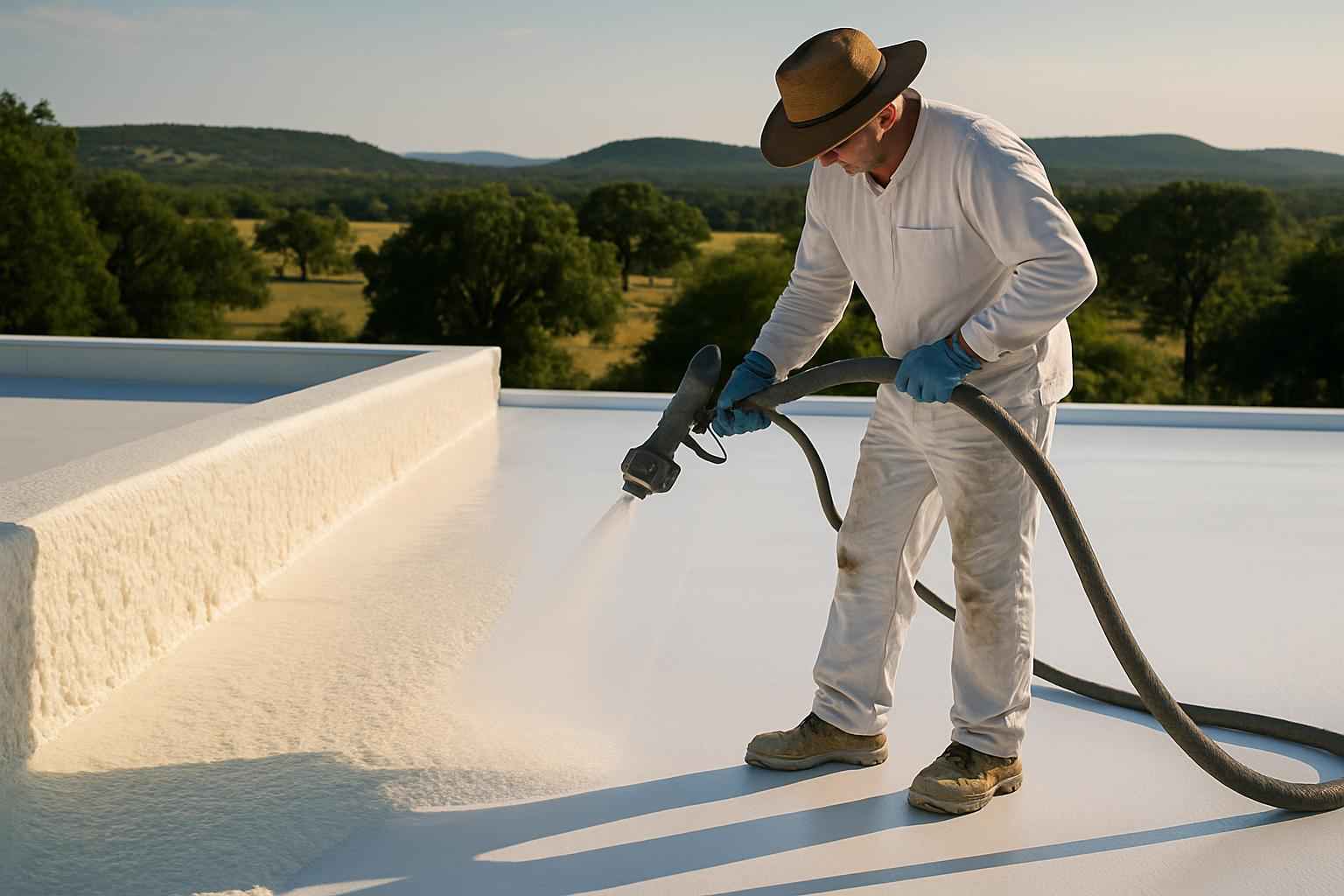 Silicone Coating Over Foam in Round Mountain TX