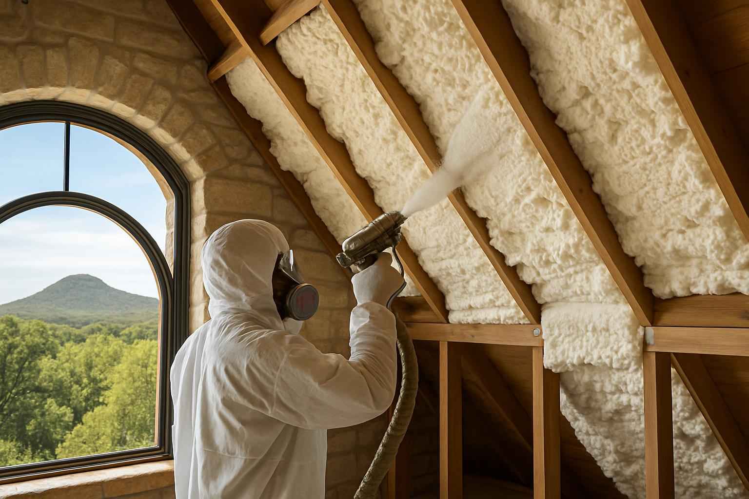 Spray Foam Insulation Company Near Me in Round Mountain TX