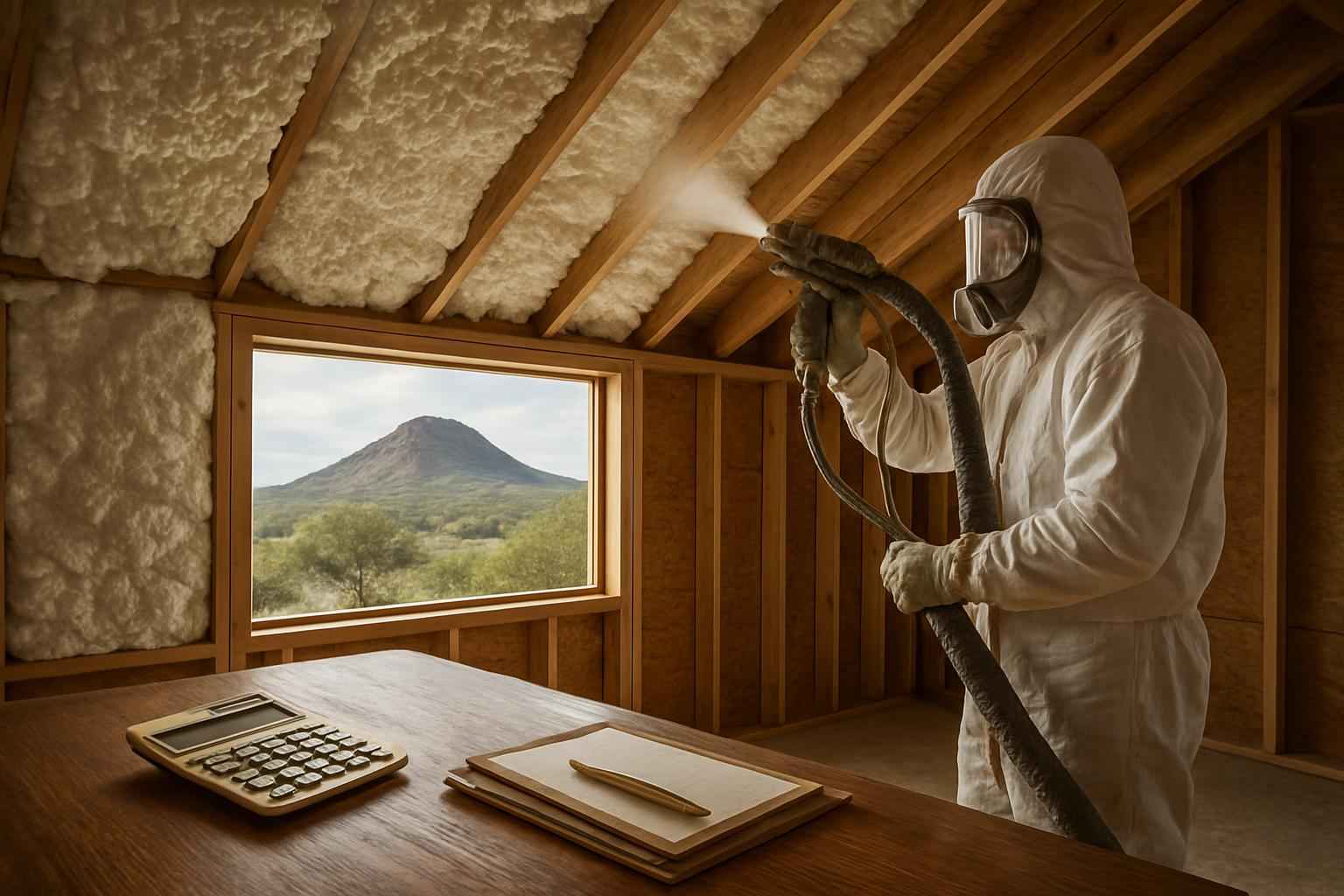 Spray Foam Insulation Cost Estimate in Round Mountain TX