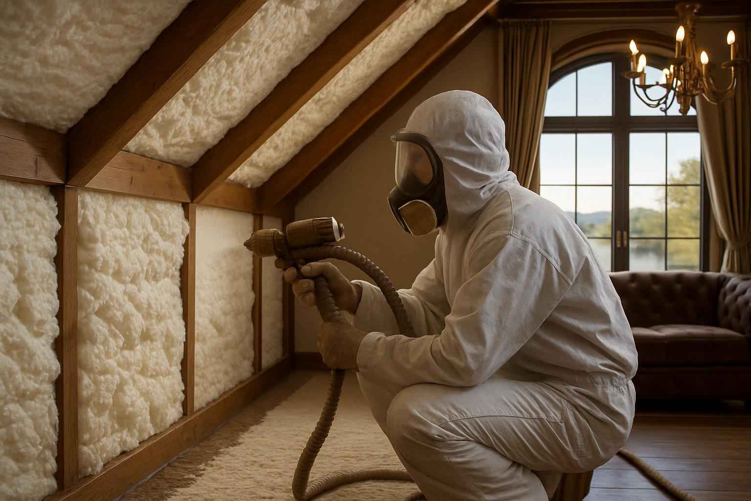 Spray Foam Insulation Repair Service in Cottonwood Shores TX