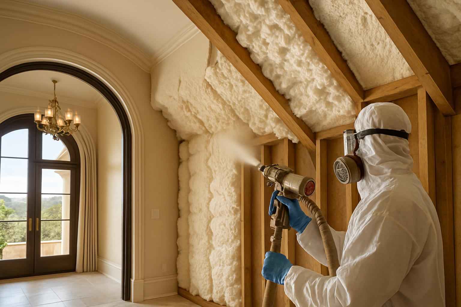 Spray Foam Insulation Repair Service in Round Mountain TX