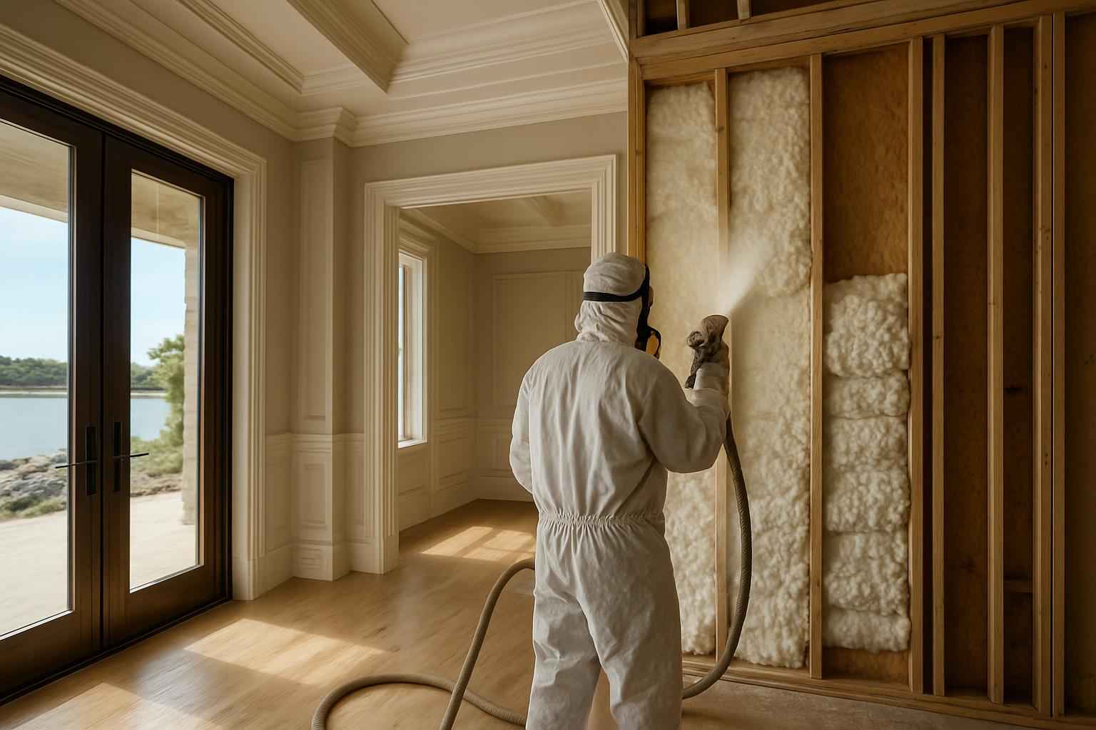 Tenant Finish Foam Insulation in Granite Shoals TX