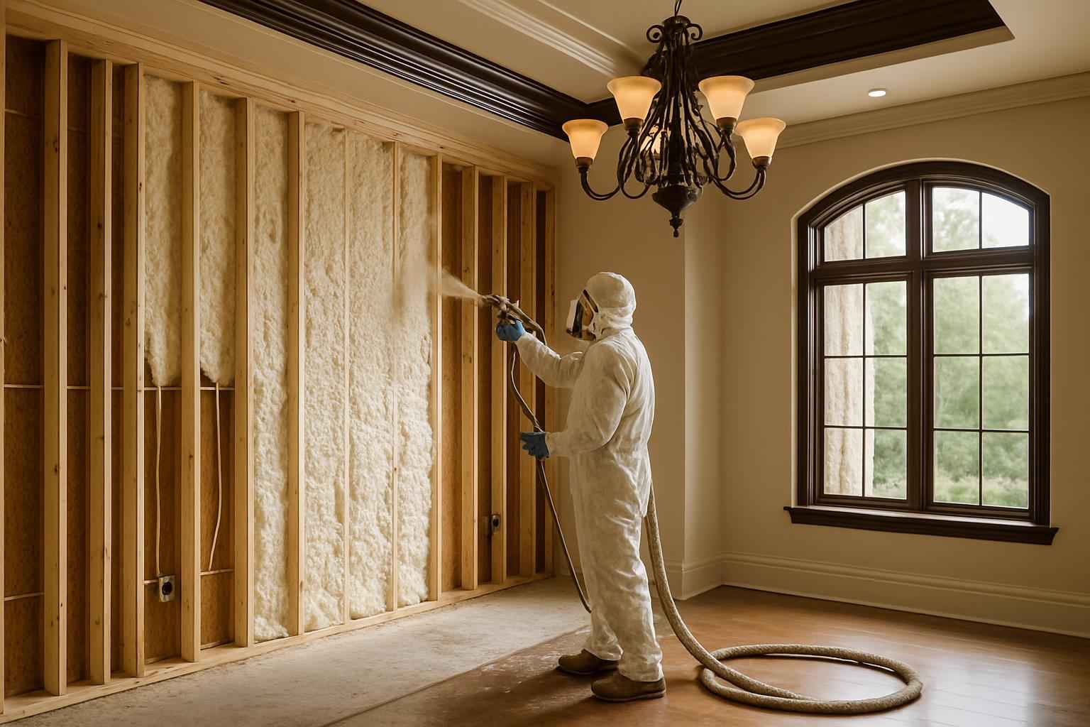 Tenant Finish Foam Insulation in Kendalia TX