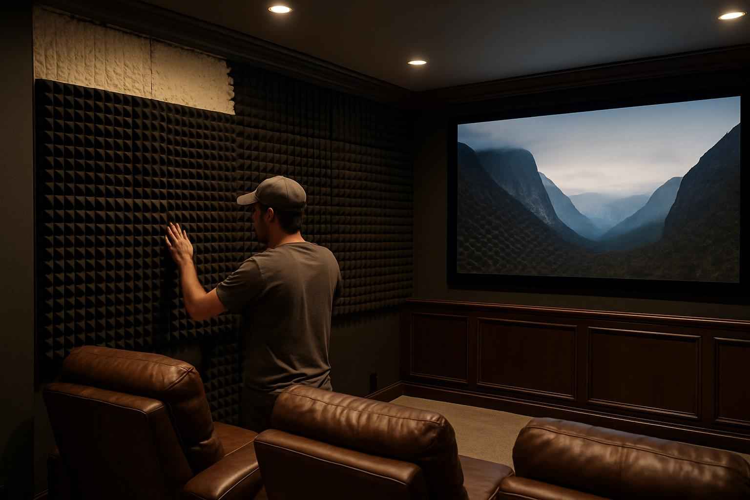 Theater Room Foam Installer in Boerne TX