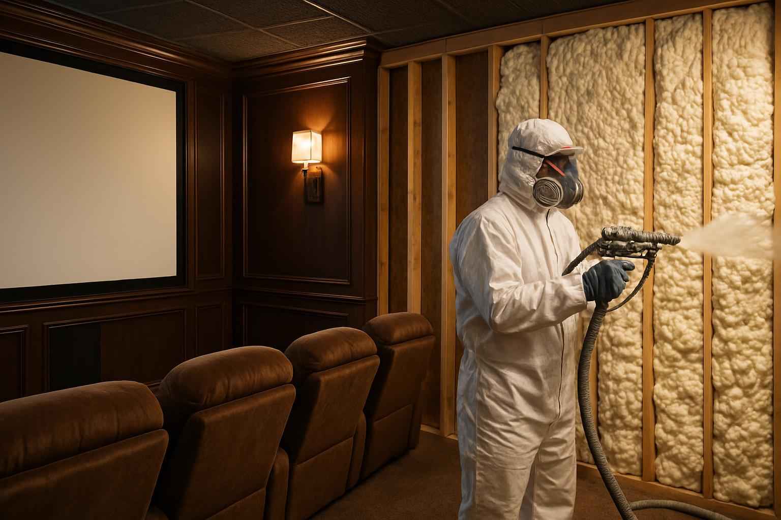 Theater Room Foam Installer in Granite Shoals TX