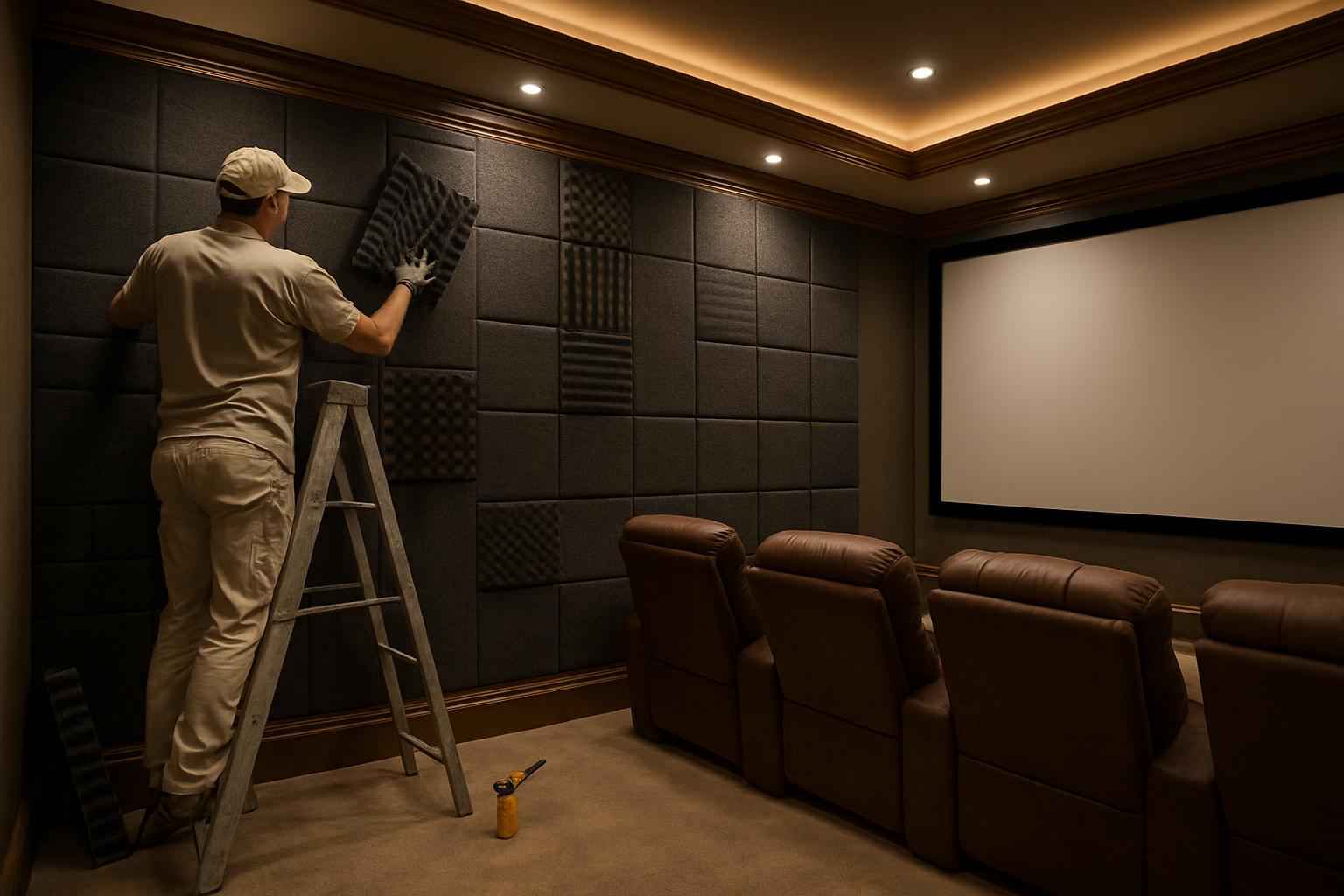 Theater Room Foam Installer in Horseshoe Bay TX