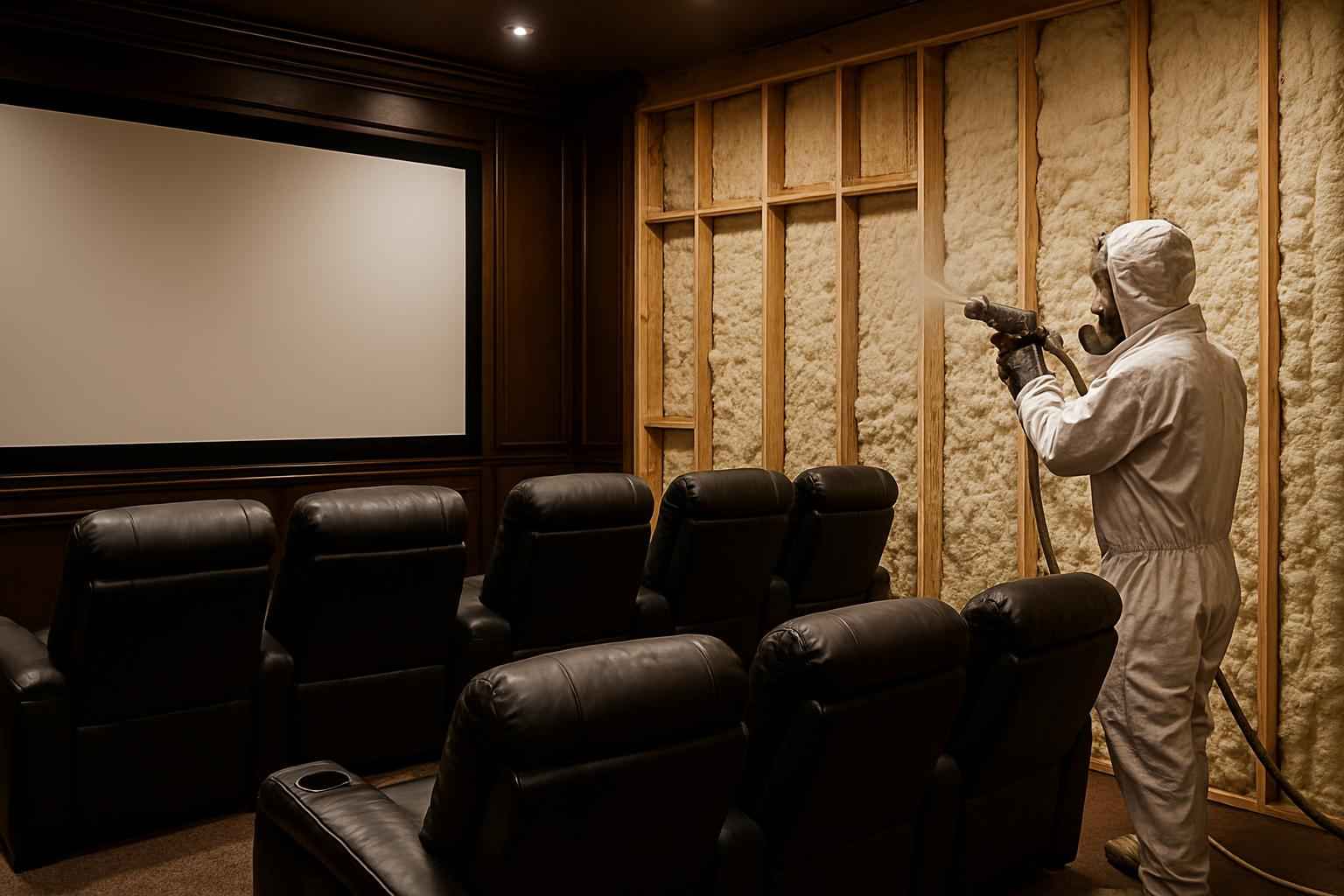 Theater Room Foam Installer in Kendalia TX