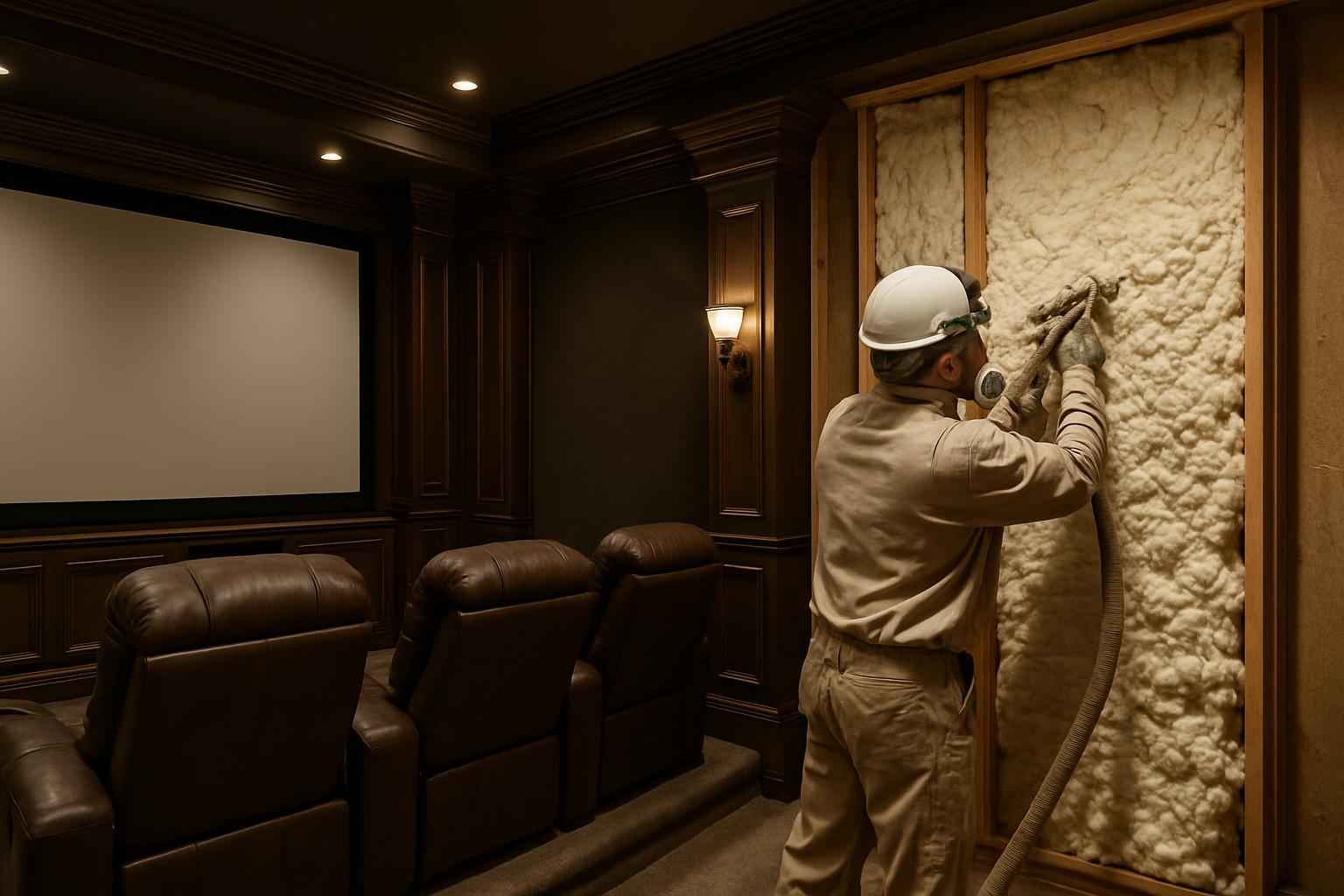 Theater Room Foam Installer in Kingsland TX