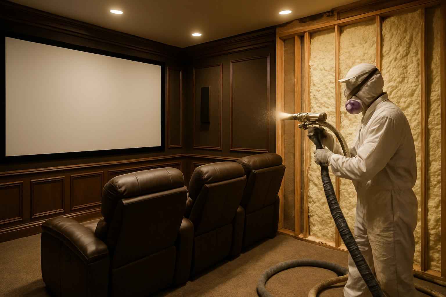 Theater Room Foam Installer in Llano TX
