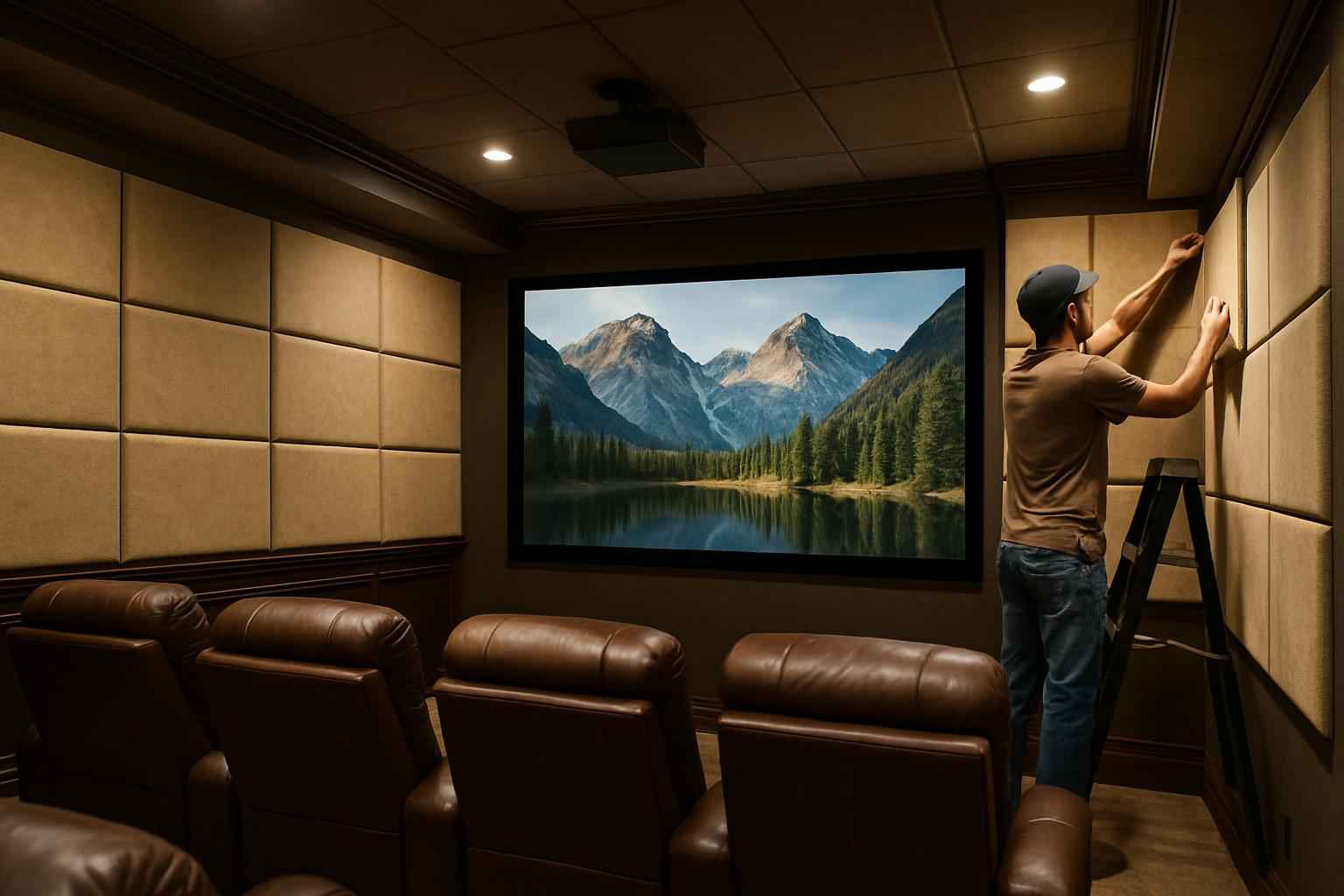 Theater Room Foam Installer in Mountain Home TX