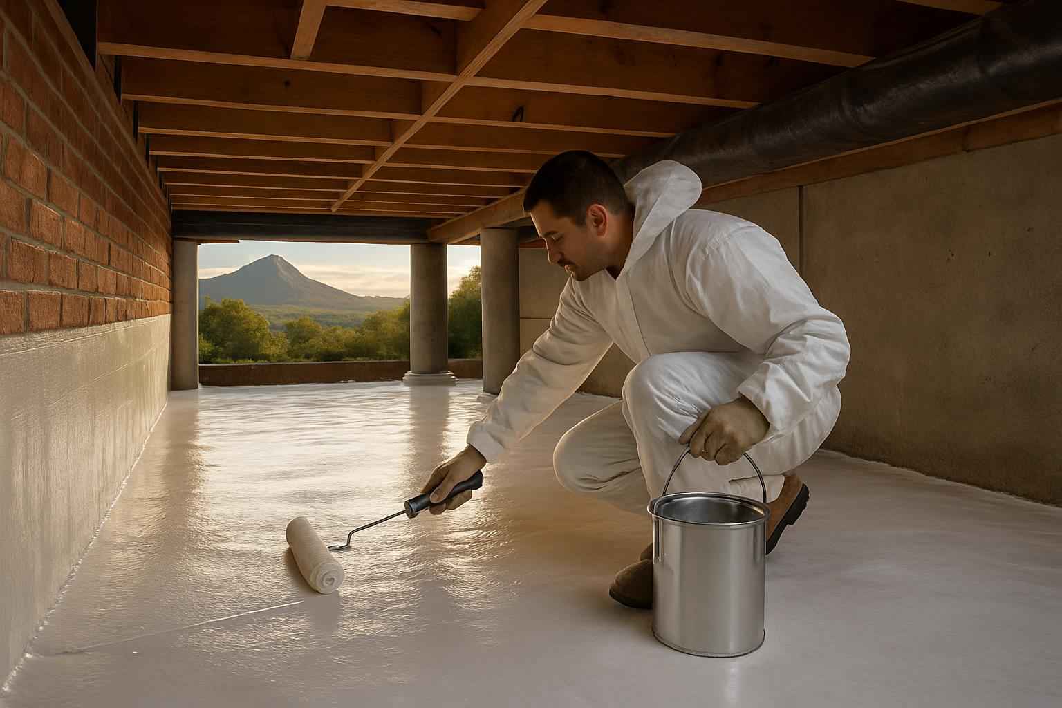 Vapor Barrier Coating Service in Round Mountain TX