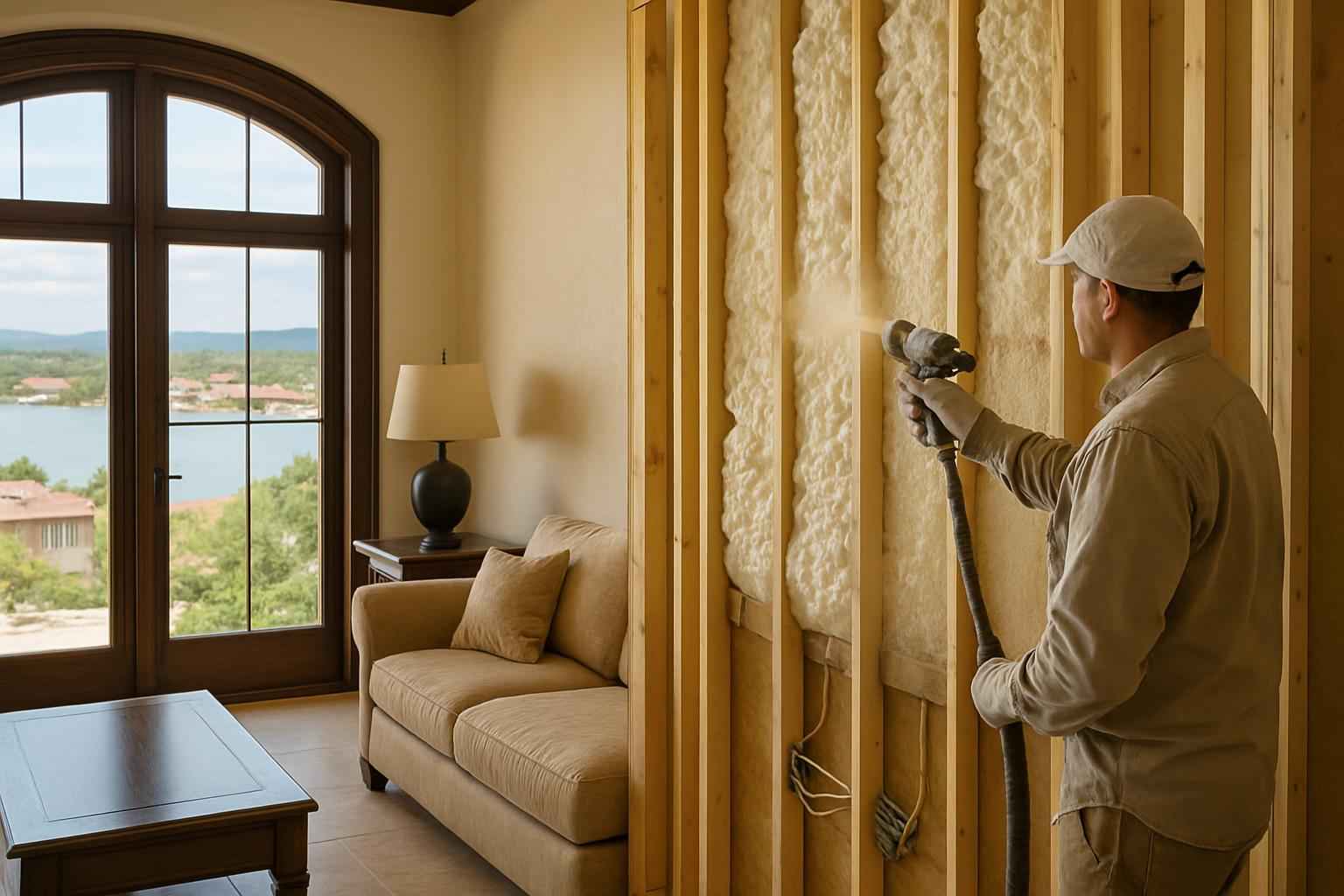 Wall Cavity Foam Injection Service in Horseshoe Bay TX