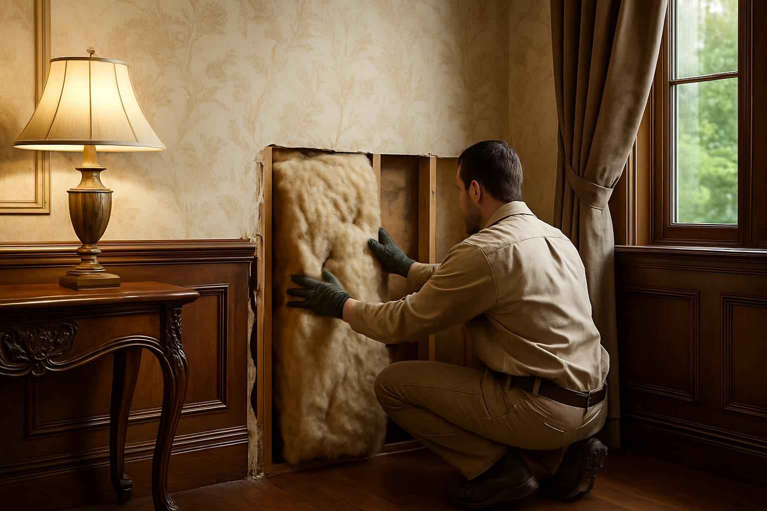 Wall Insulation Repair in Hunt TX