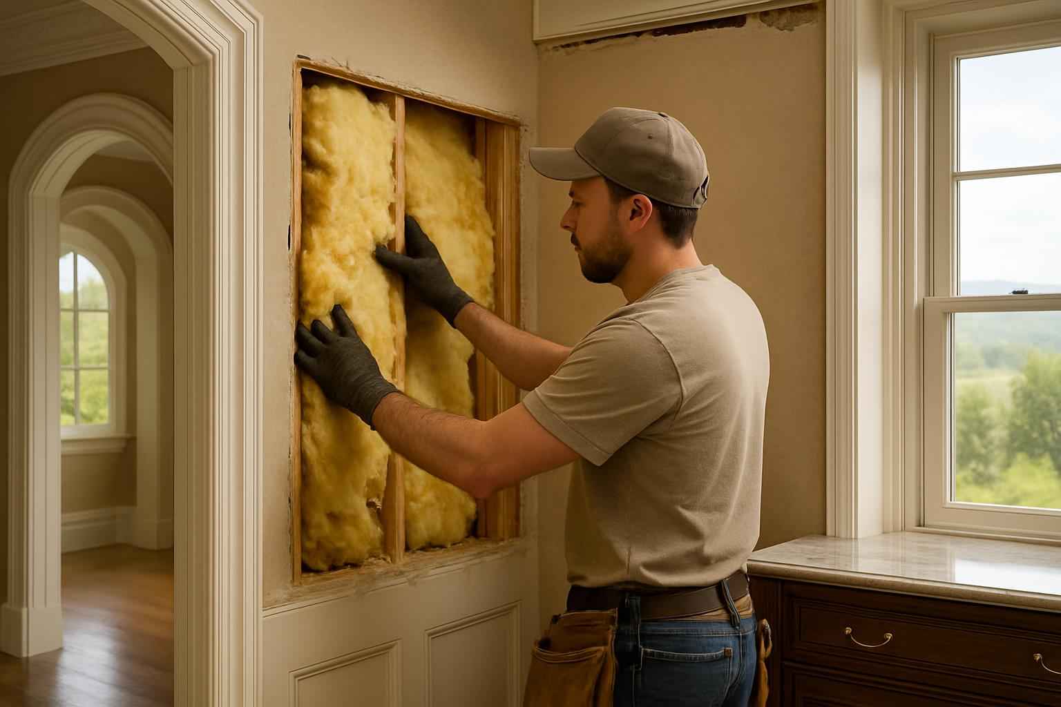 Wall Insulation Repair in Round Mountain TX