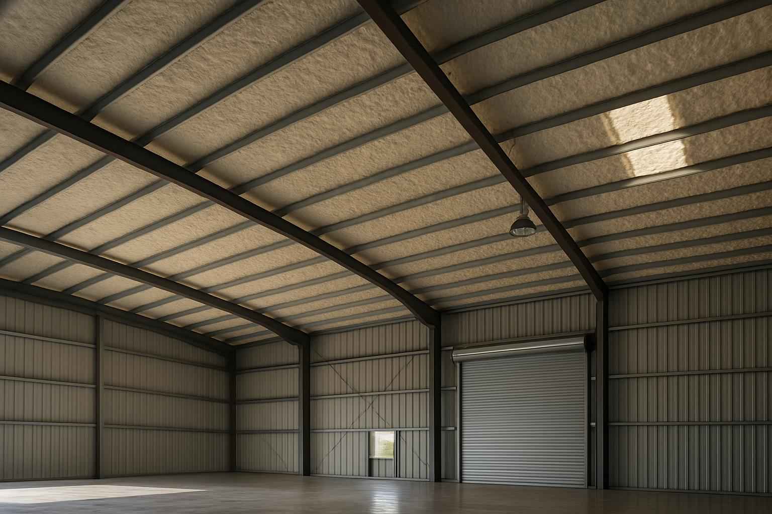 Warehouse Metal Roof Foam in Horseshoe Bay TX