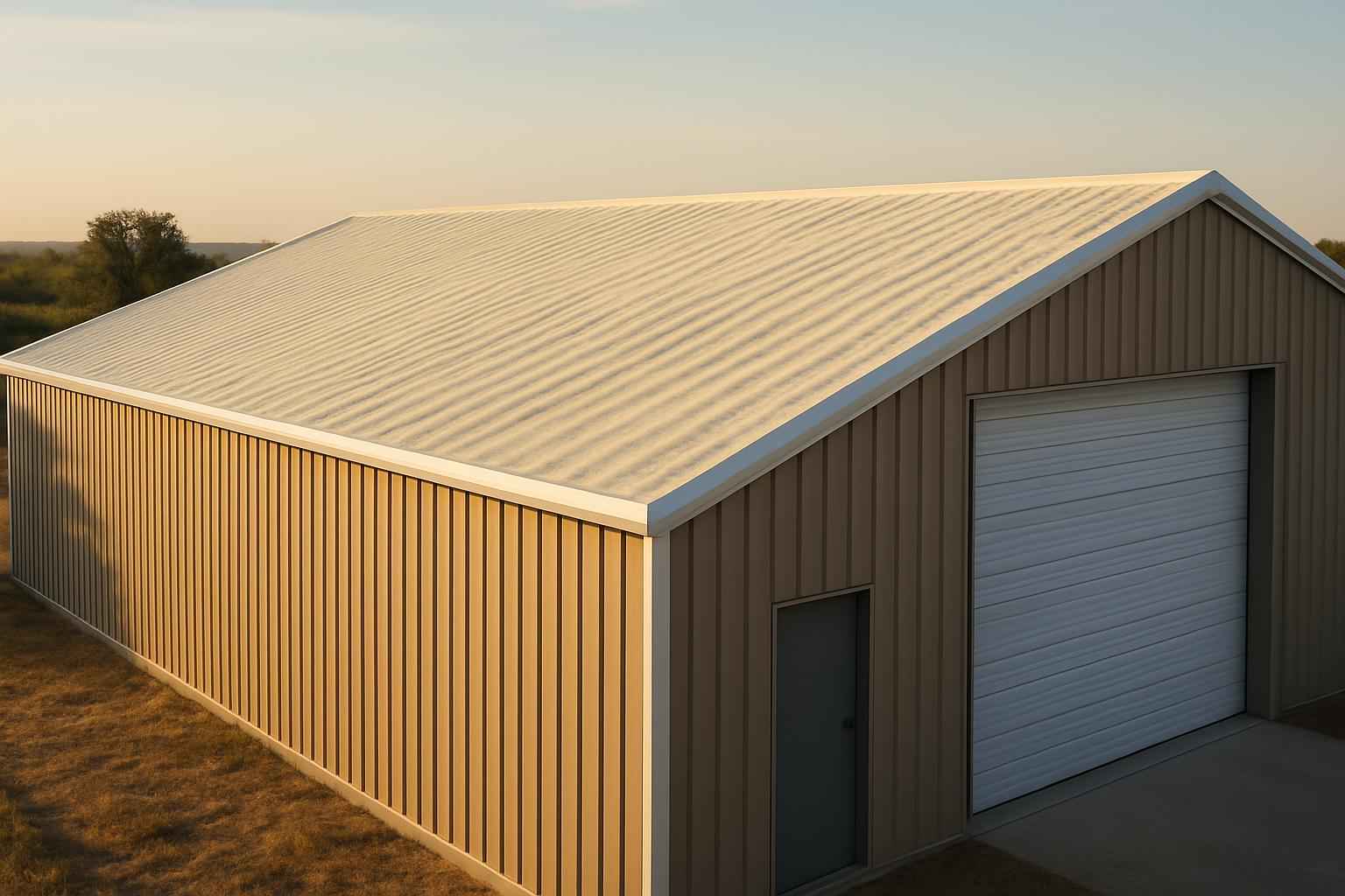 Warehouse Metal Roof Foam in Llano TX