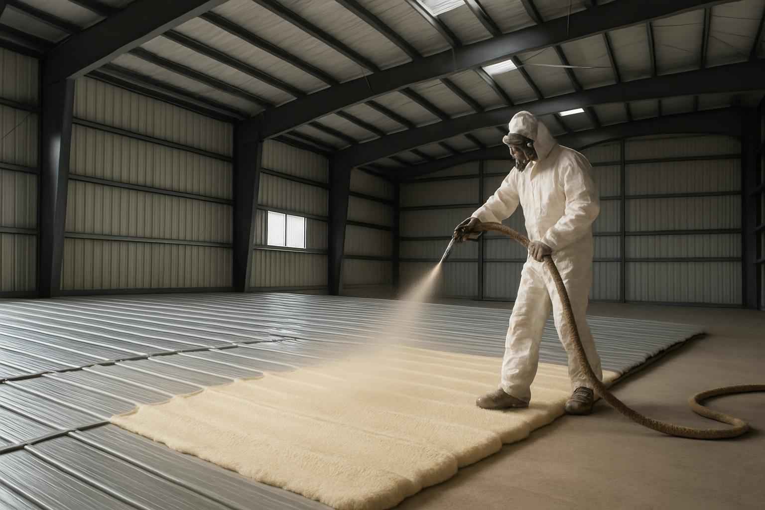 Warehouse Roof Foam Service in Kingsland TX