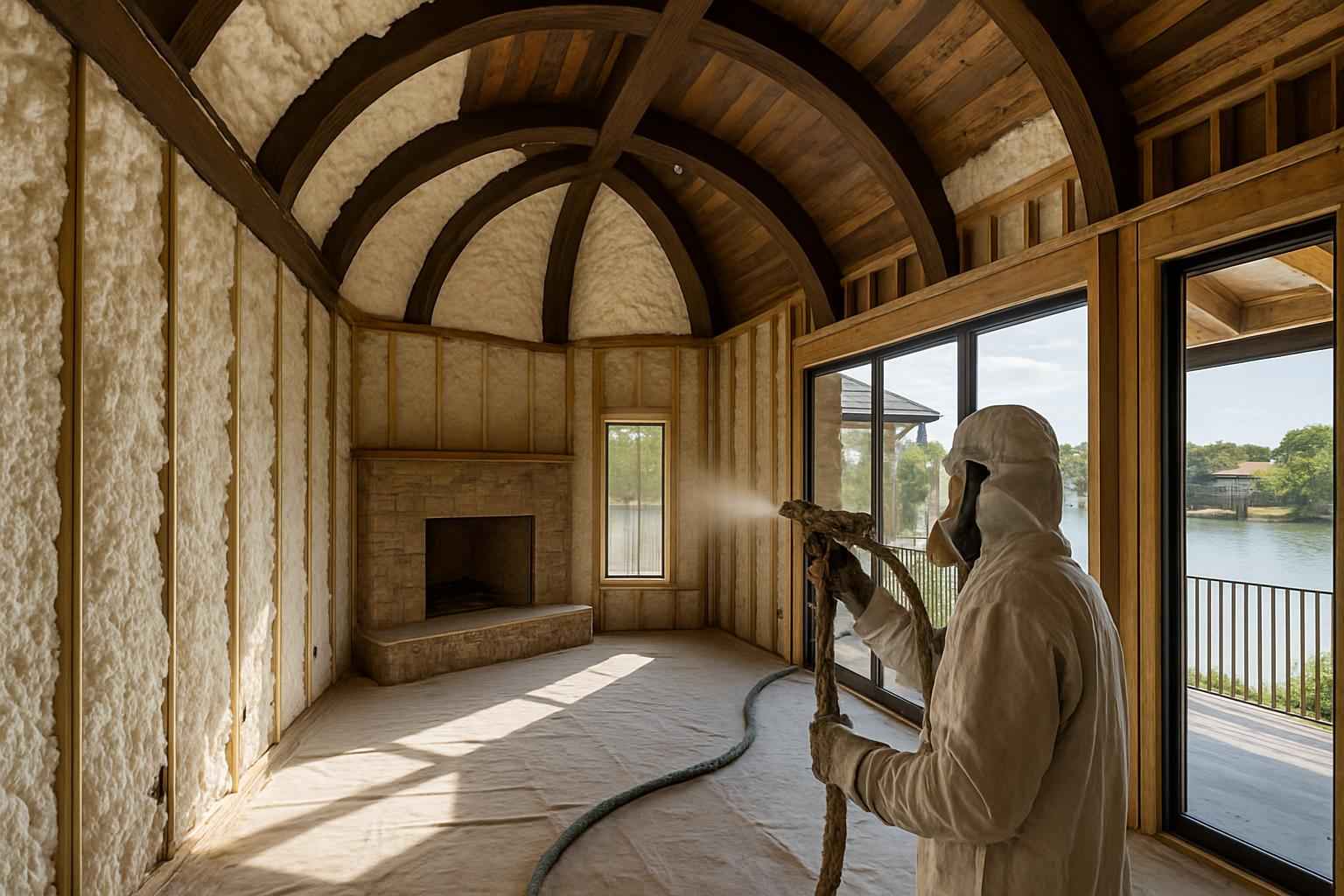 Whole Home Foam Installation in Horseshoe Bay TX