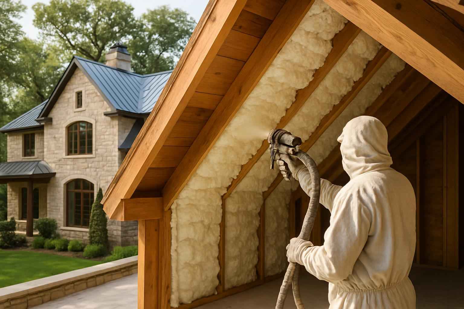 Whole Home Foam Installation in Hunt TX