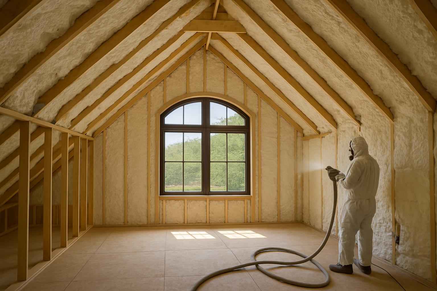 Whole Home Foam Installation in Kendalia TX