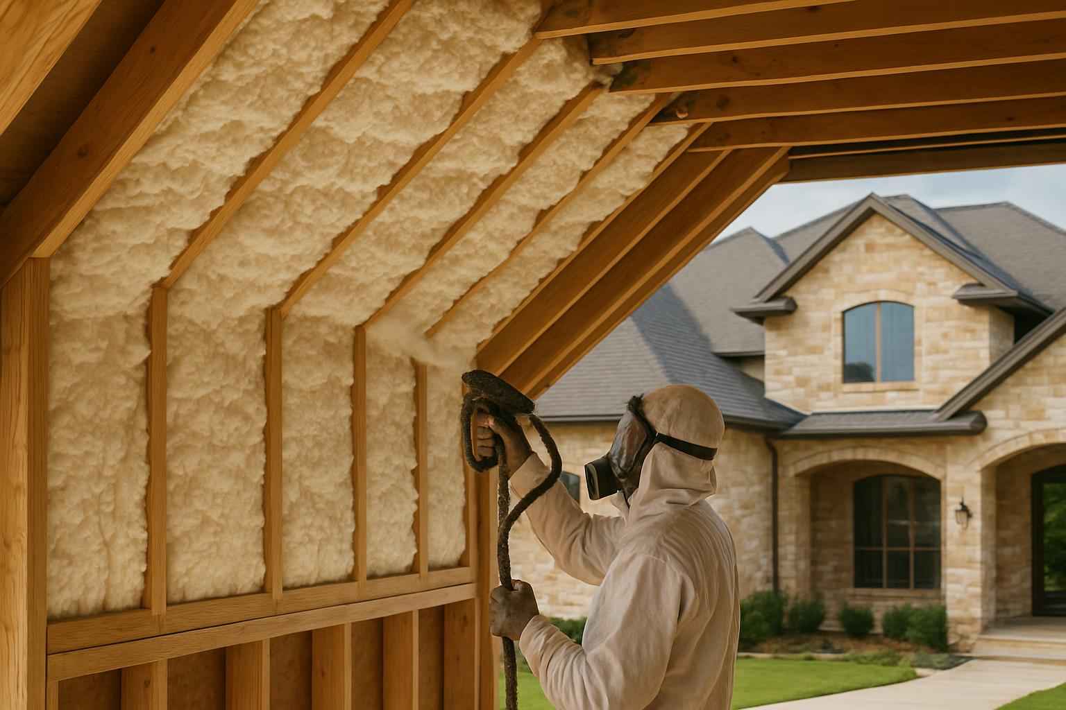 Whole Home Foam Installation in Kingsland TX