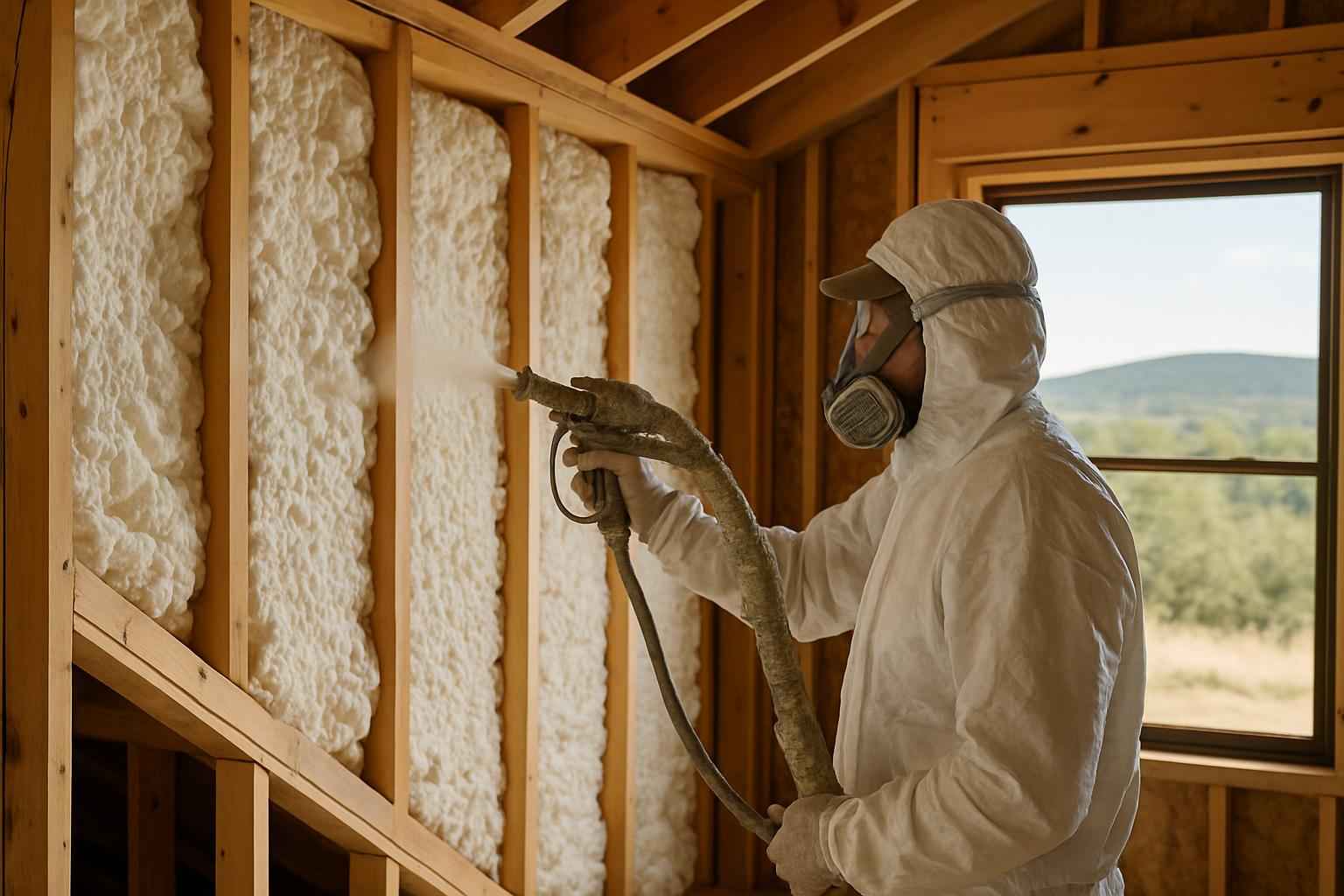 Whole Home Foam Installation in Round Mountain TX