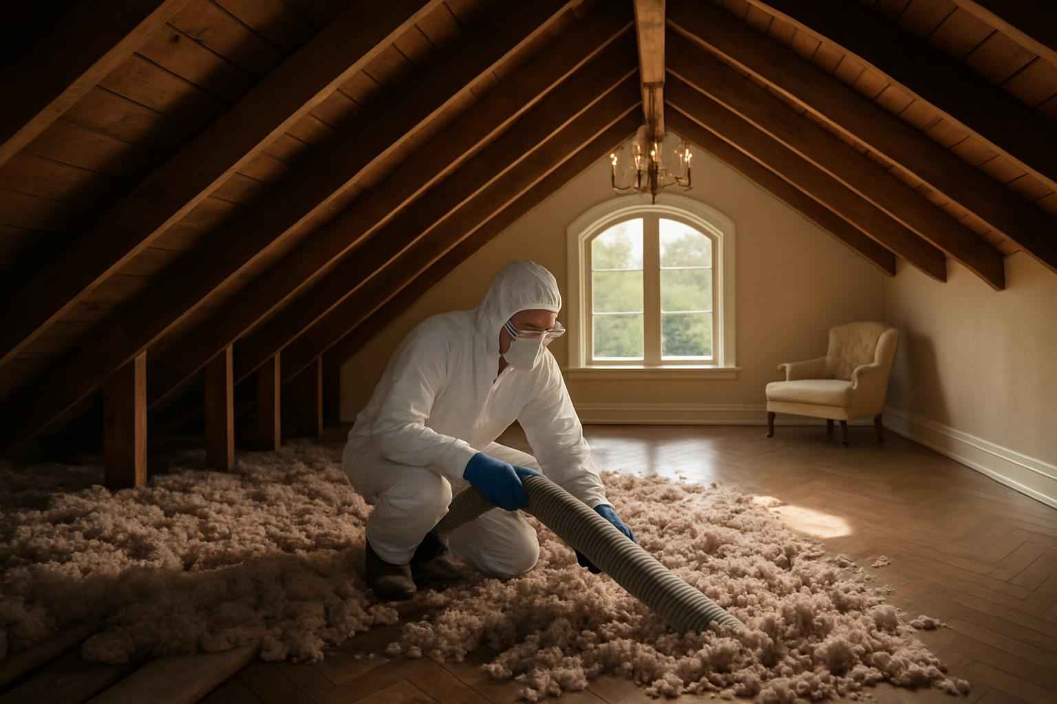 Attic Insulation Cleanout Service in Burnet TX