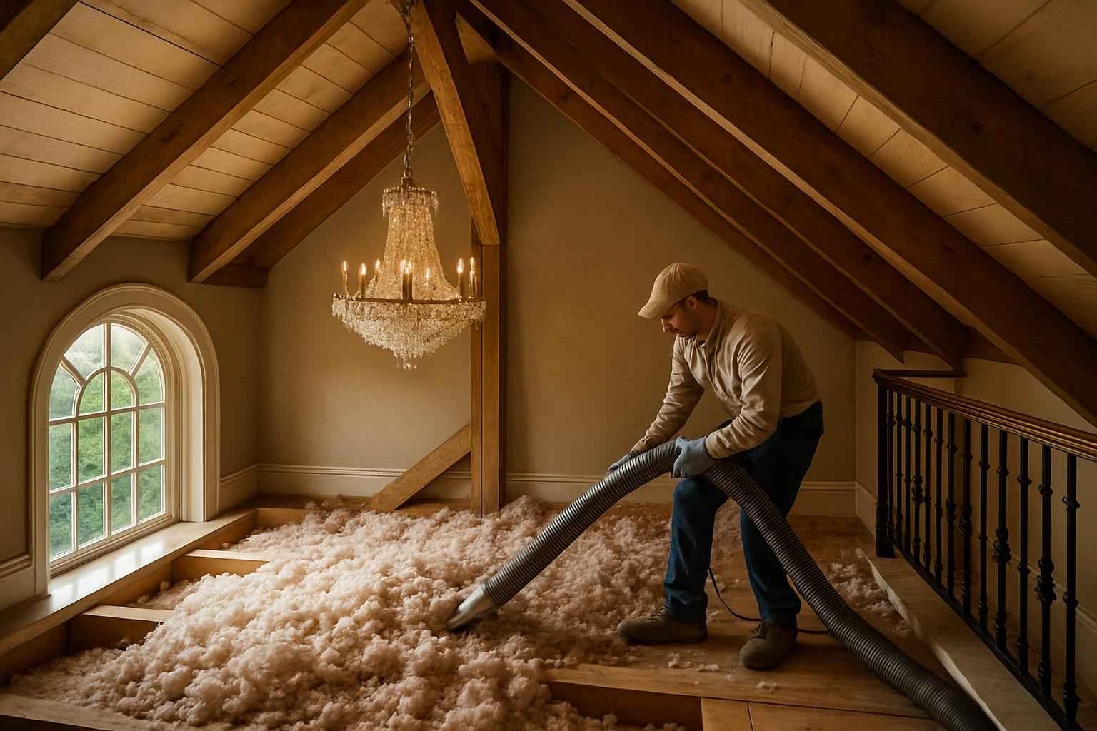 Attic Insulation Cleanout Service in Marble Falls TX