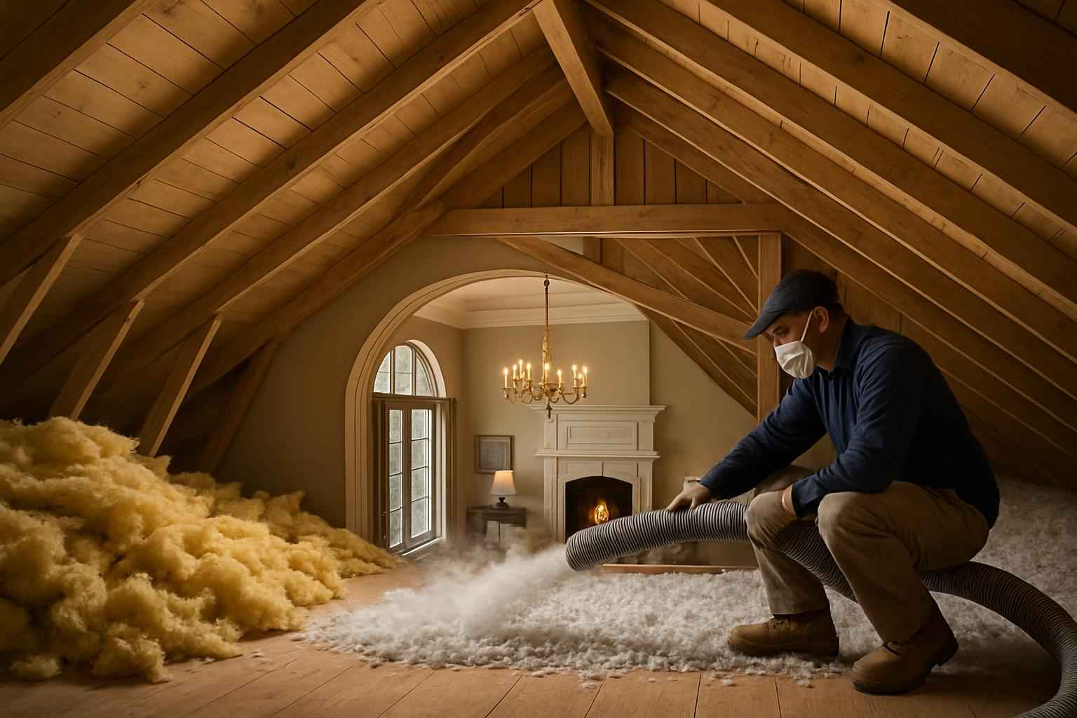 Attic Insulation Cleanout Service in Mason TX