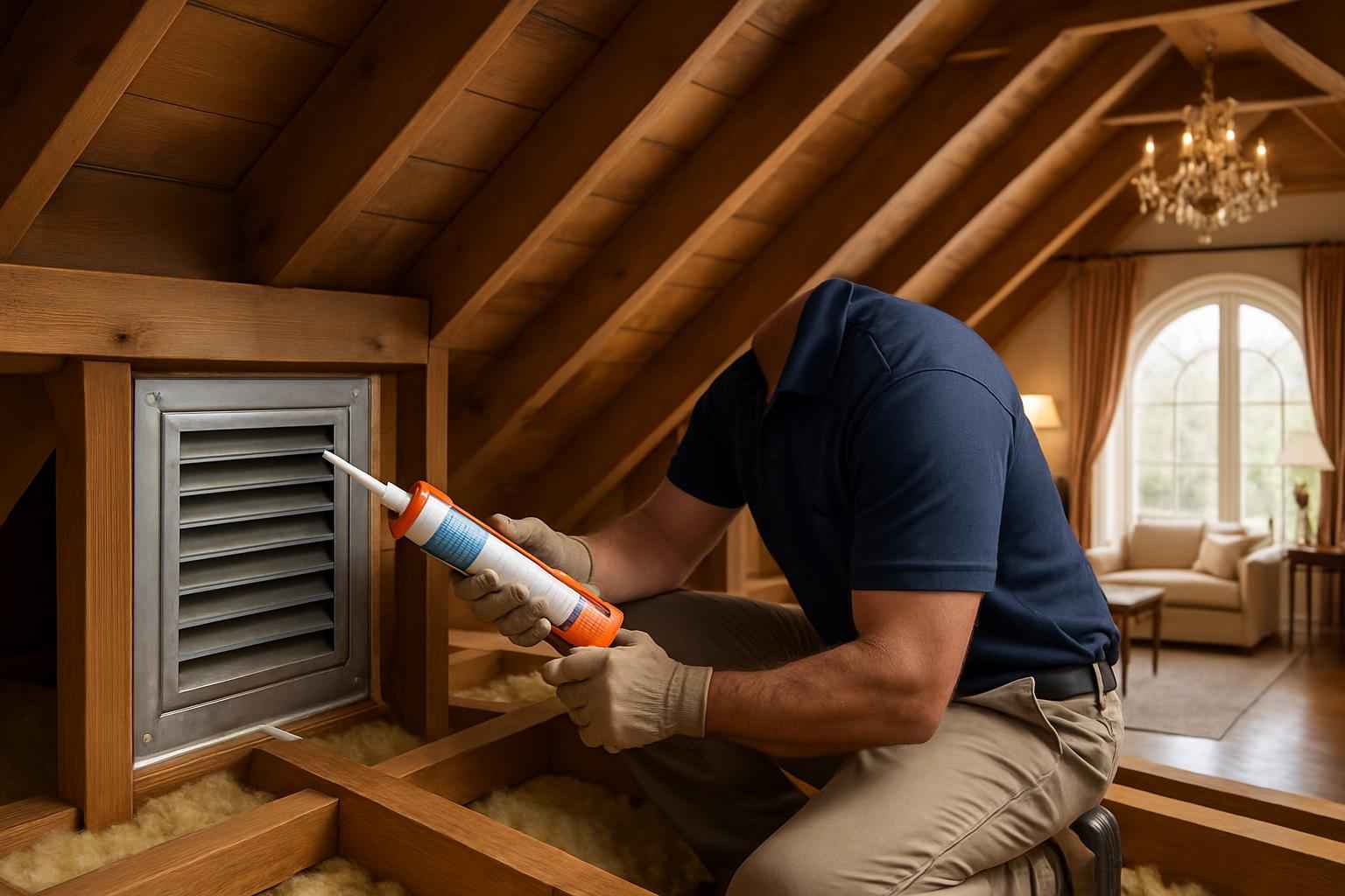Attic Vent Sealing for Foam Systems