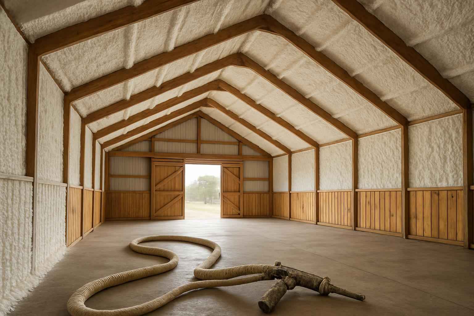 Barn Condensation Control Foam in Medina TX