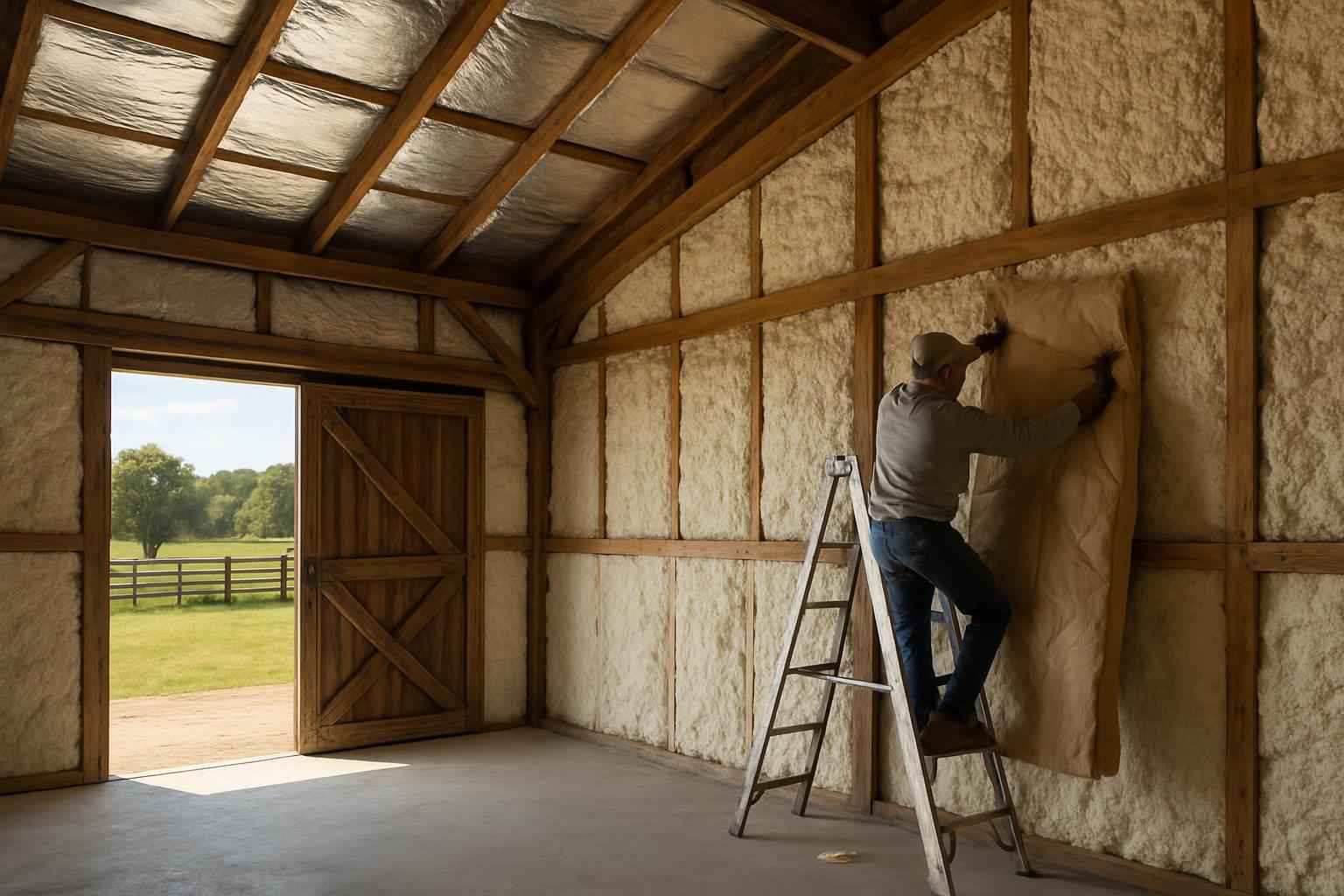 Barn Insulation Repair Service in Burnet TX