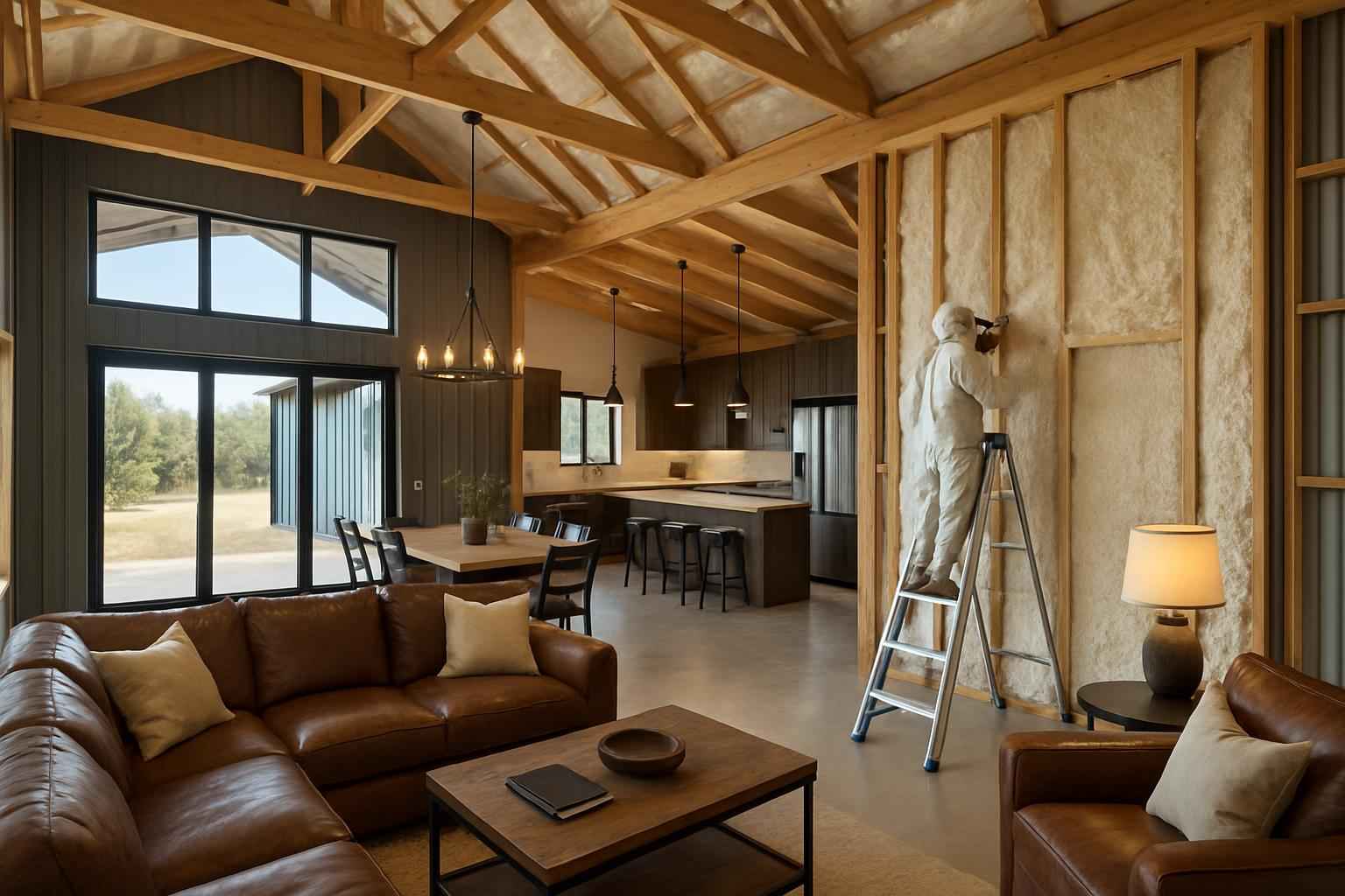 Barndominium Air Seal Service in Fischer TX