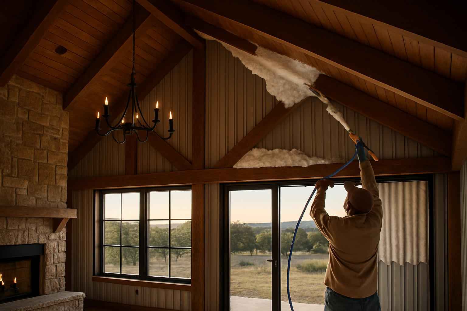 Barndominium Air Seal Service in Marble Falls TX