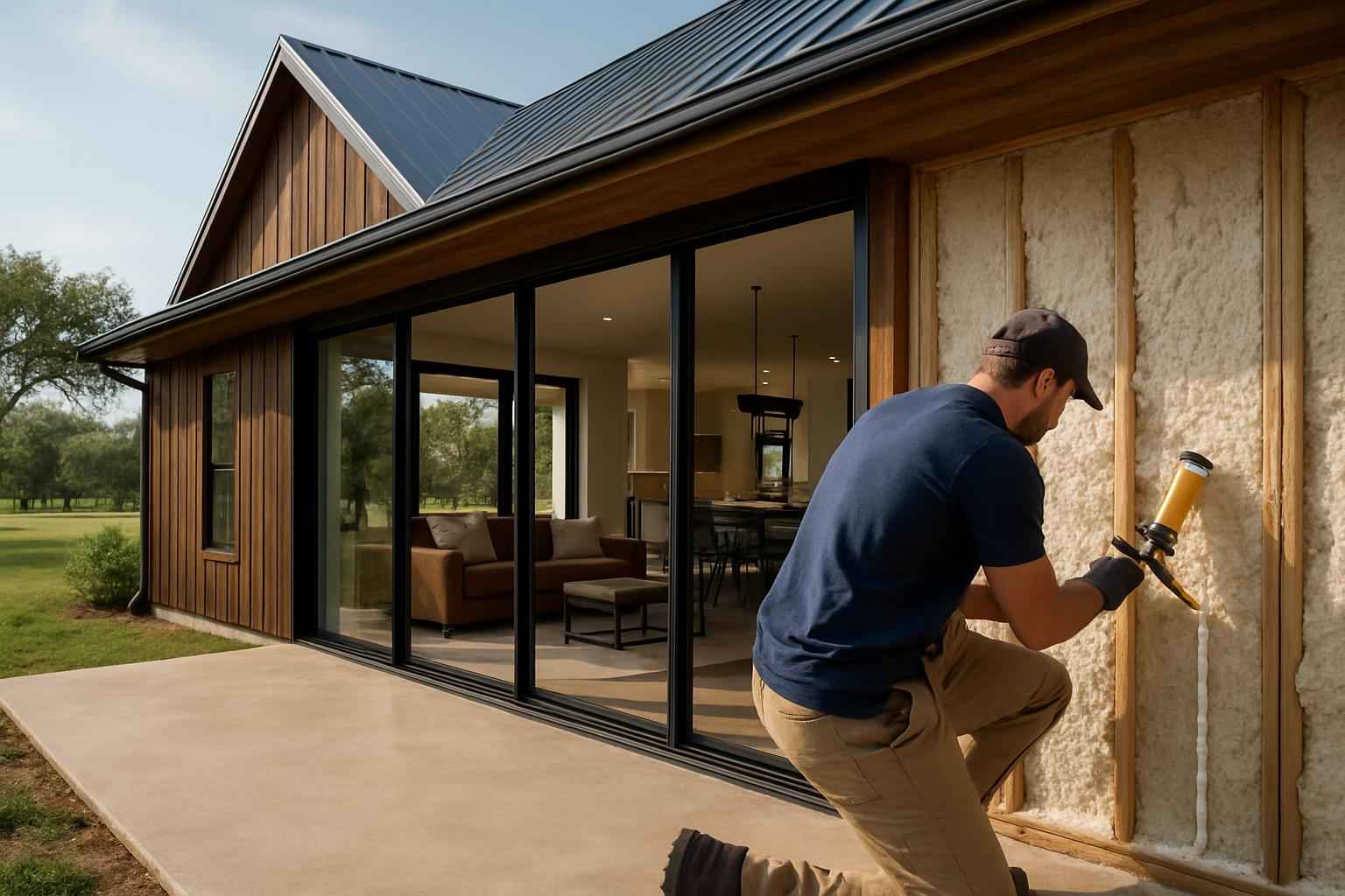 Barndominium Air Seal Service in Mason TX