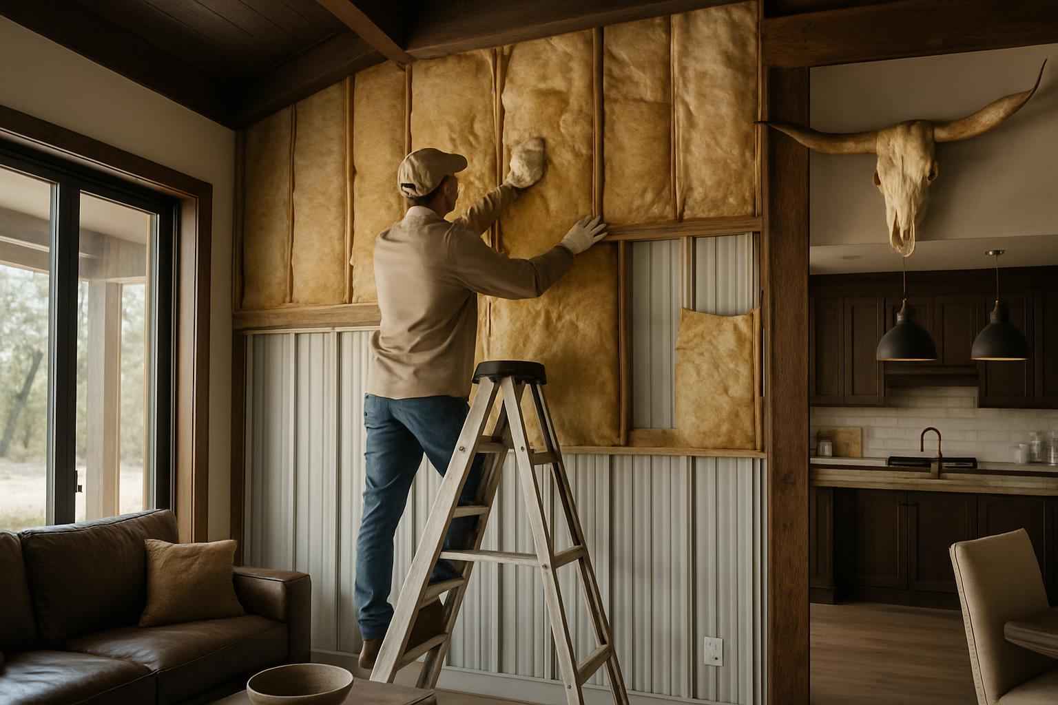Barndominium Insulation Repair in Pontotoc TX