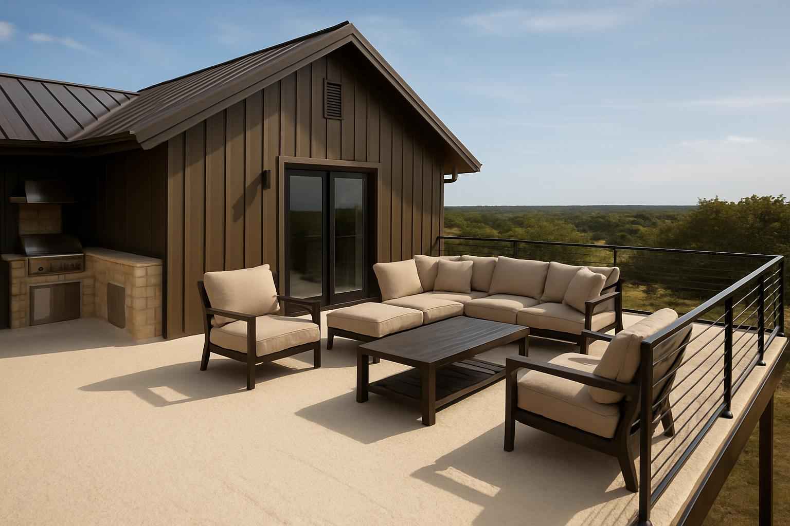 Barndominium Roof Deck Foam in Burnet TX