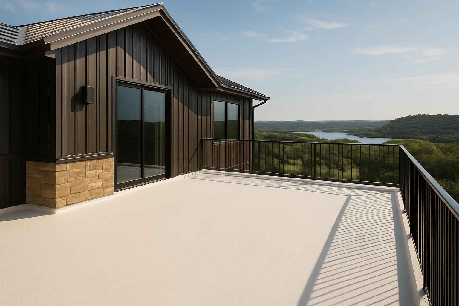 Barndominium Roof Deck Foam in Marble Falls TX