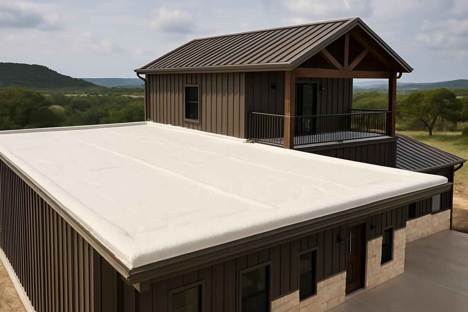 Barndominium Roof Deck Foam in Medina TX